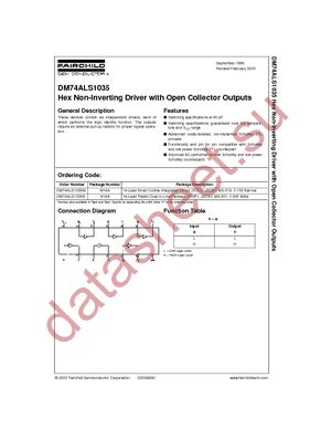 DM74ALS1035N datasheet  